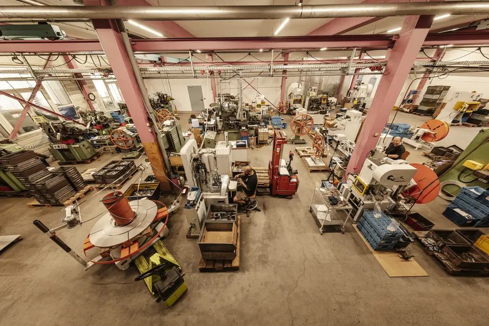 Produktionshalle von Weisshaar